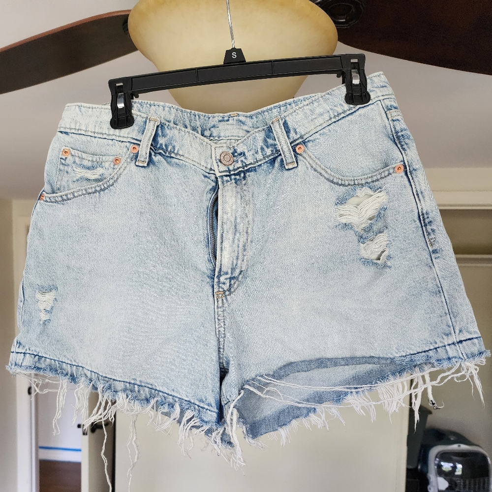 GAP 4" High Rise Stride Denim Shorts